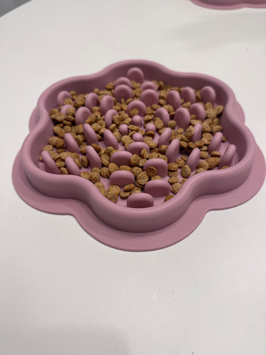 silicone slow feeder dog bowl